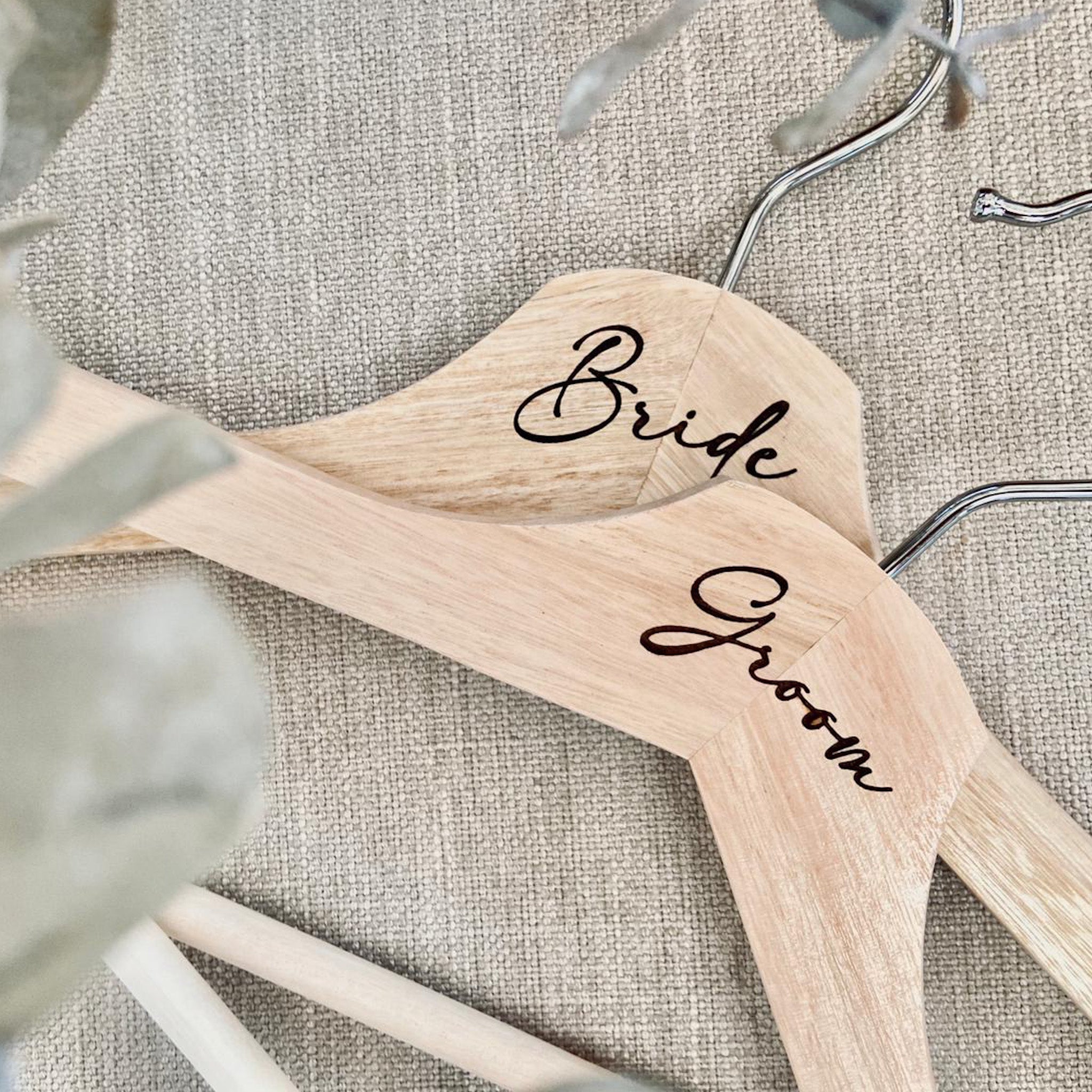 Personalised Timber Coat Hanger