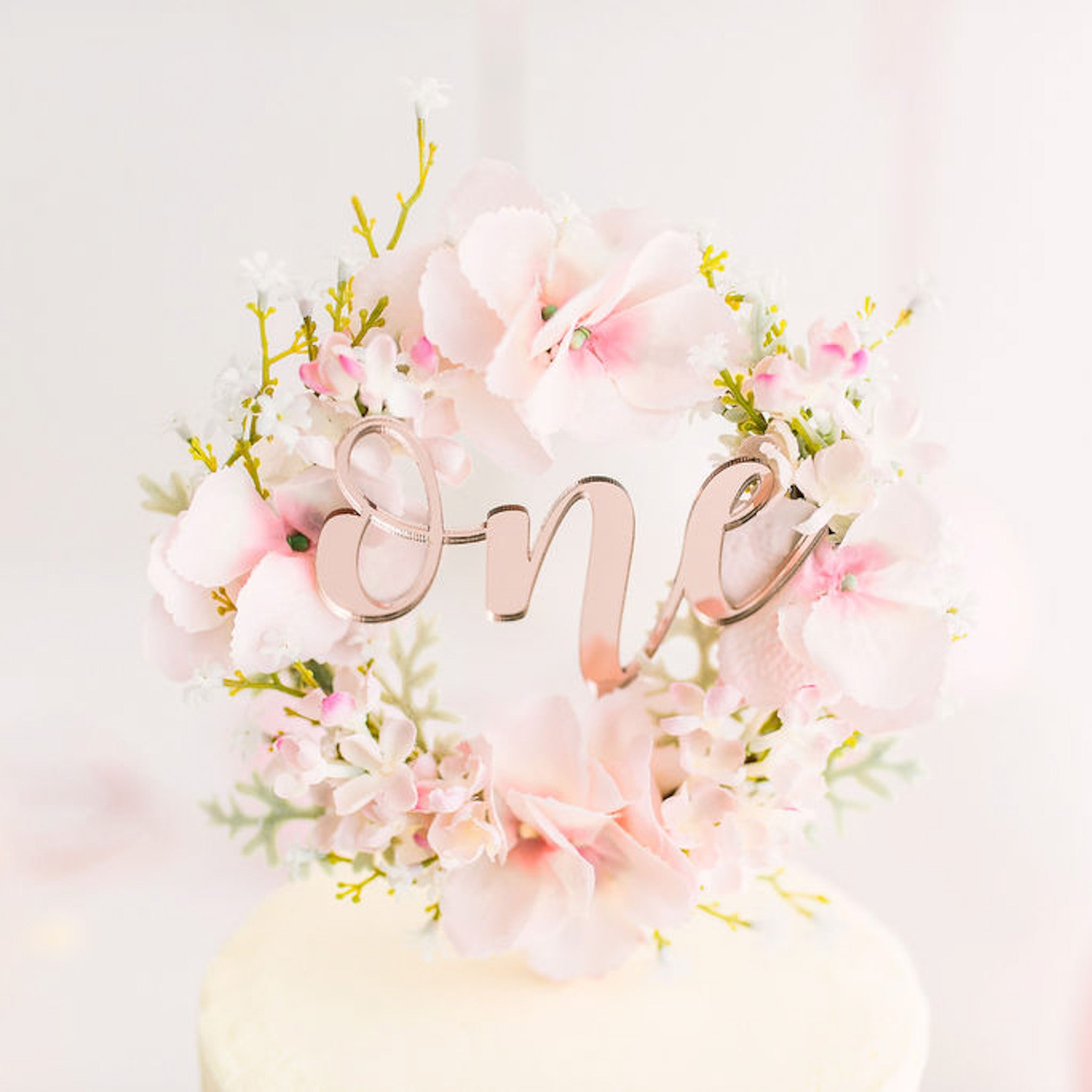 Written Number Cake Topper