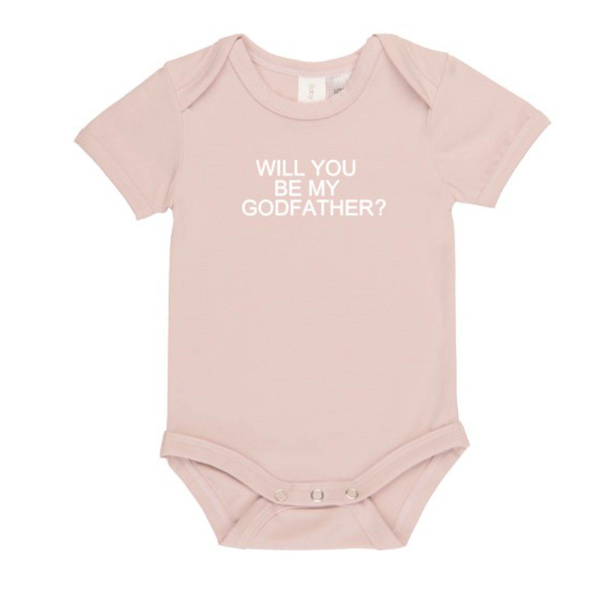 Will You Be My Godfather Short Sleeve Bodysuits